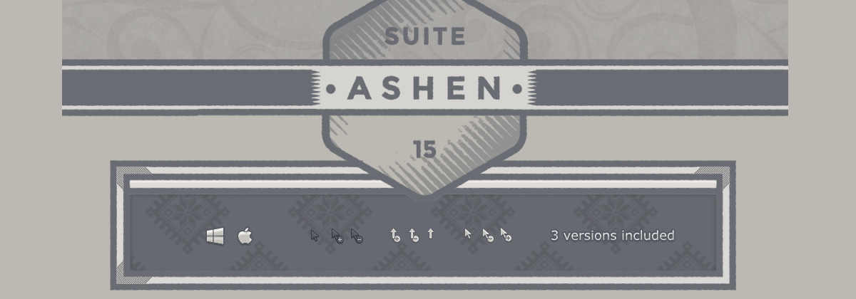 Ashen Cursors — набор стильных компактных курсоров