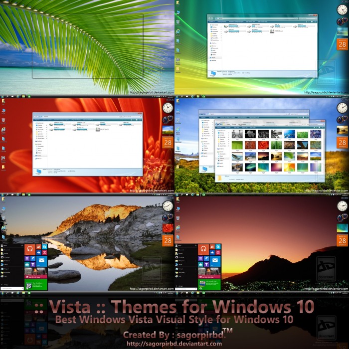 Vista Themes — ностальгируем по Windows Vista