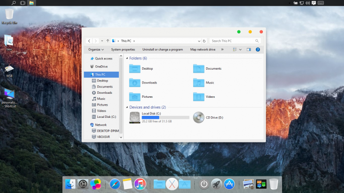 Mac OS X El Capitan        OS X