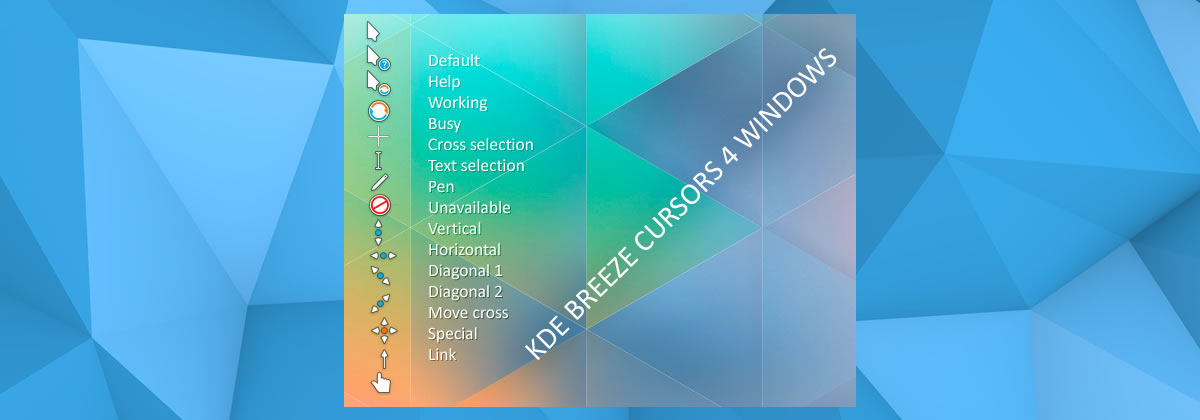 Breeze Theme Cursors — указатели мыши из KDE Plasma 5