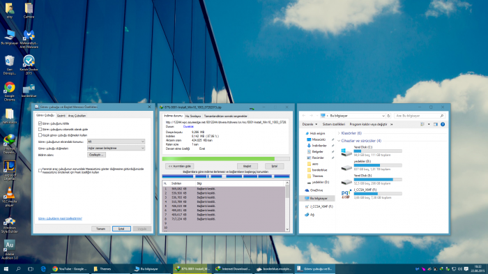 BorderBlue Theme — простая тема оформления в стиле Windows 8.1