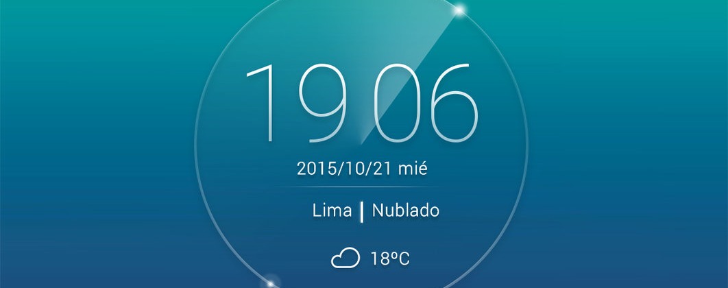 Vibe UI 2.5 Weather Clock — прозрачный виджет часов и погоды