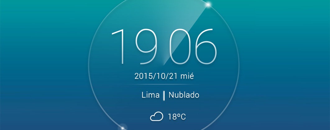 Vibe UI 2.5 Weather Clock      