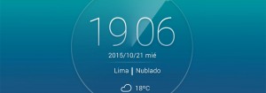 Vibe UI 2.5 Weather Clock      