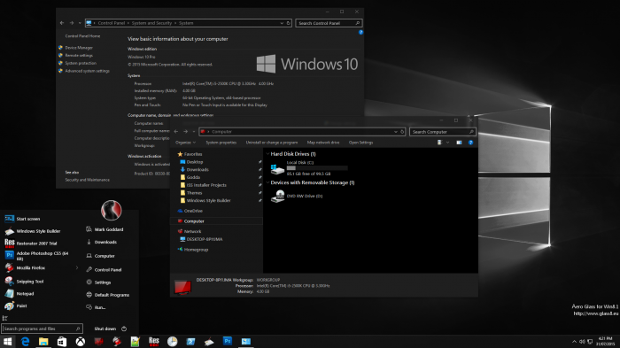 Windows 10 Black Edition     