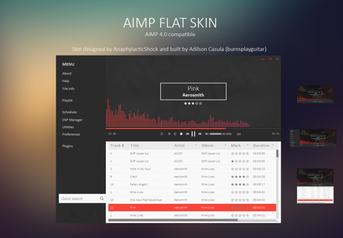 AIMP FLAT SKIN       