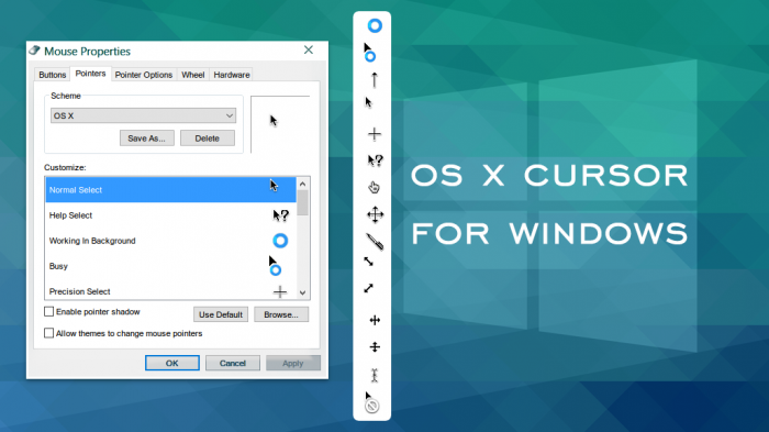 OS X Cursor      Mac