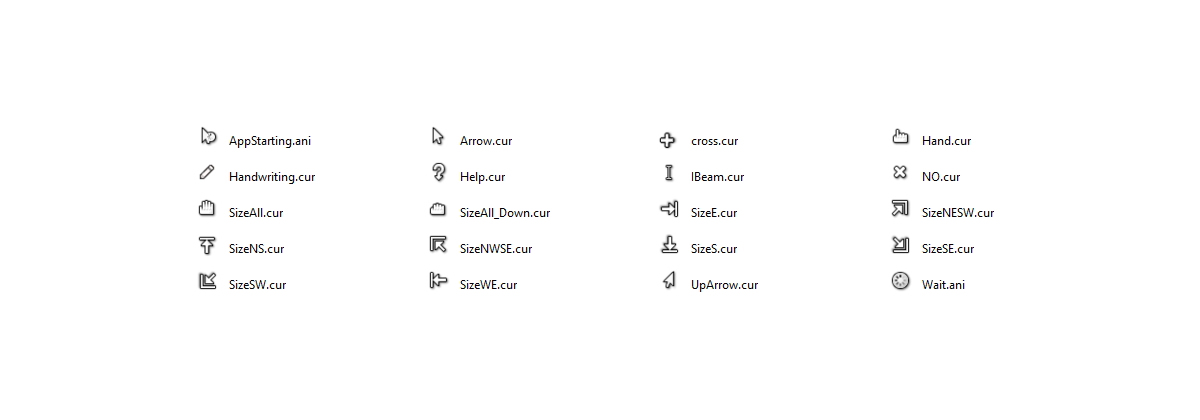 Jimmac's xFree Cursors    