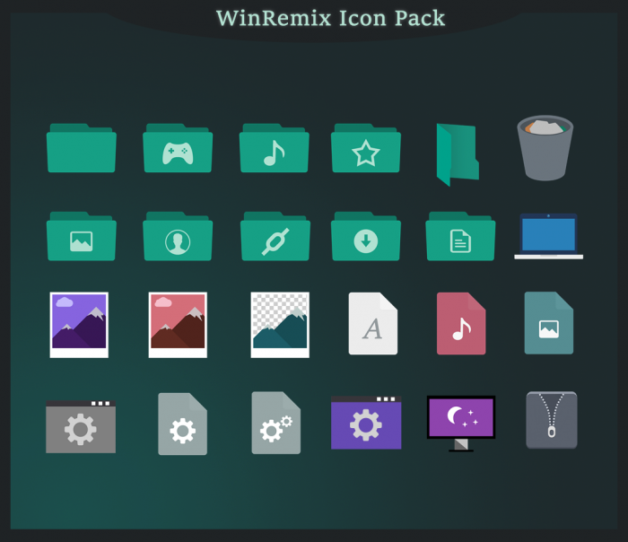 WinRemix Icon Pack       