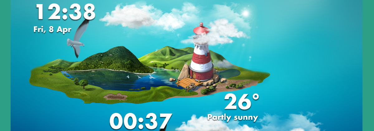 Lighthouse Island Widget     