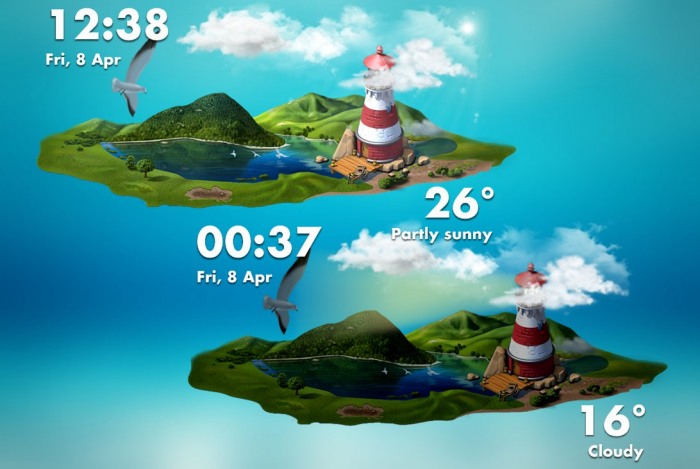 Lighthouse Island Widget     