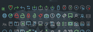 X0.0.icons — цветные каркасные иконки