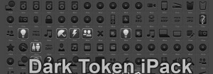 Token Dark — гибридный набор тёмных иконок