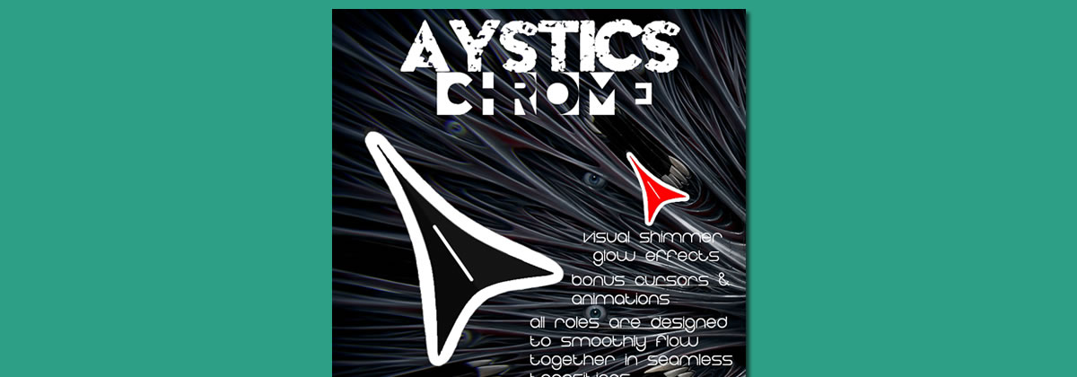 Aystics - Chrome — легкие, тонкие курсоры