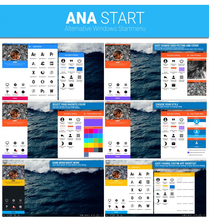 Ana Start       XWidget