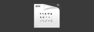 Gtcc — стильные тёмные курсоры со светлой окантовкой