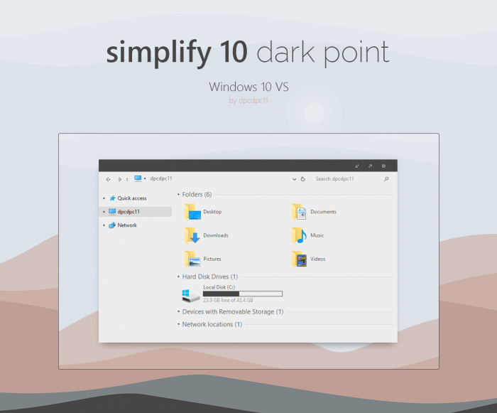 Simplify 10 Dark Point       