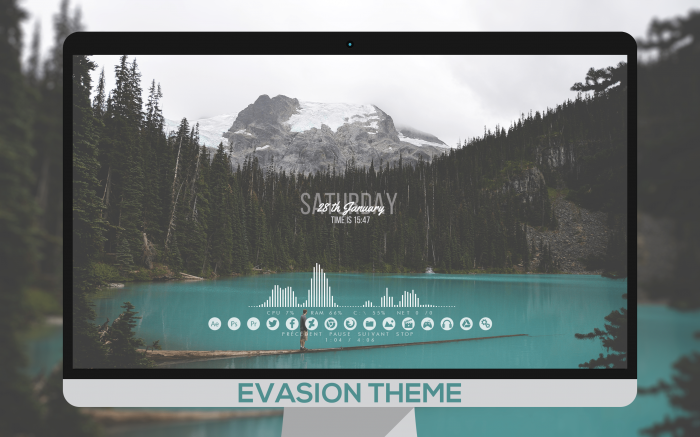 Evasion Theme  ,    Rainmeter