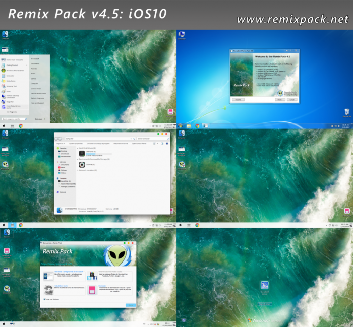 iOS 10 Remix Pack — набор для трансформации интерфейса