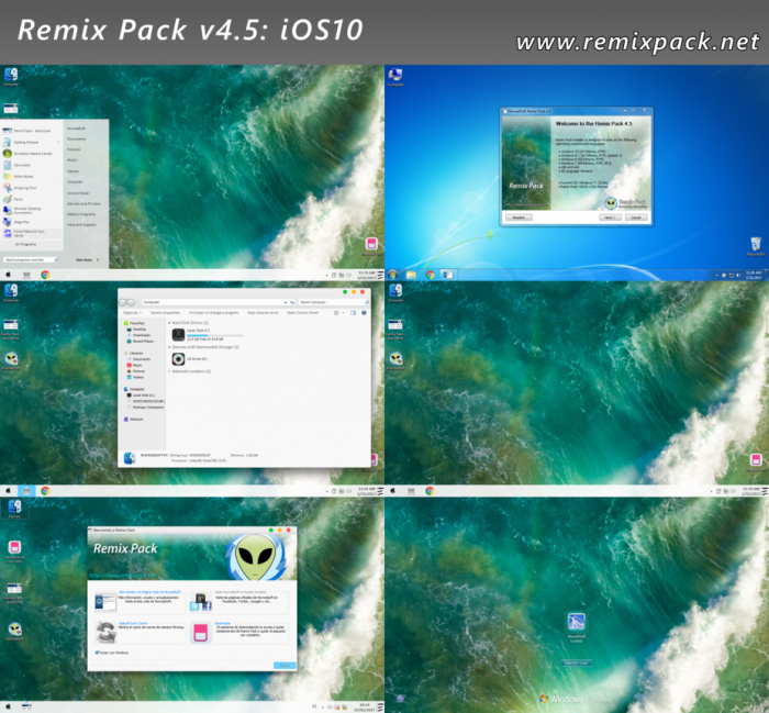 iOS 10 Remix Pack     