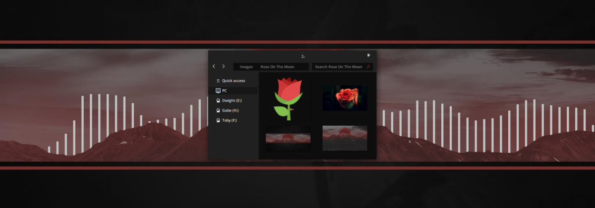 Rose On The Moon W10 — утончённый набор для оформления системы