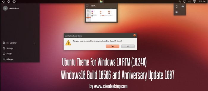 Ubuntu Theme       Ambiance