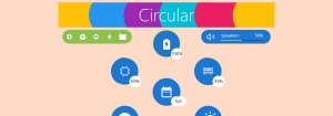 Circular — набор компактных плоских скинов