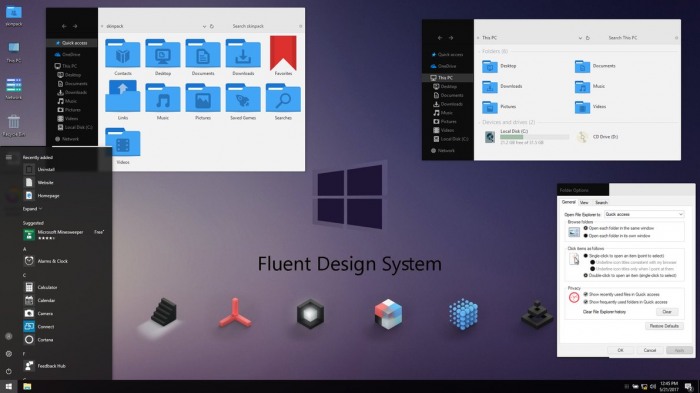 Fluent Design VS    