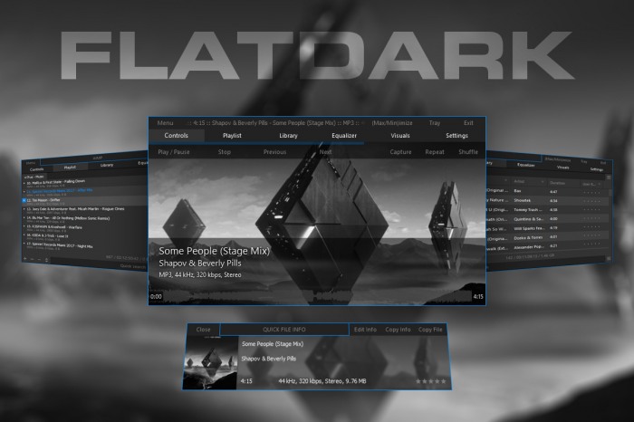 FLAT|DARK — плоская обложка класса «всё-в-одном»