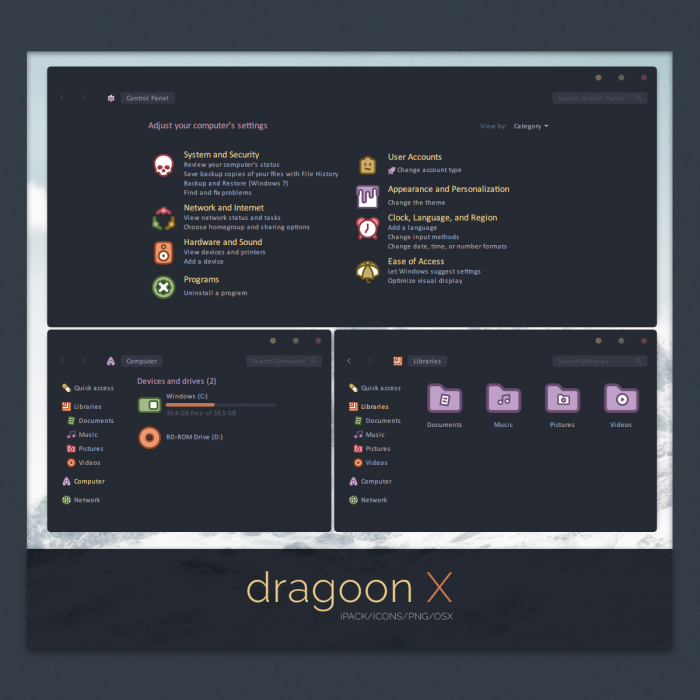 Dragoon X IconSet    