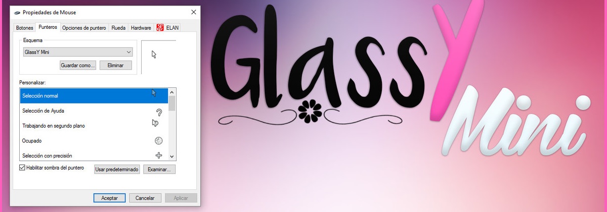 Cursor GlassY Mini — крошечные прозрачные курсоры