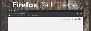Firefox Dark — тема в духе Windows 10