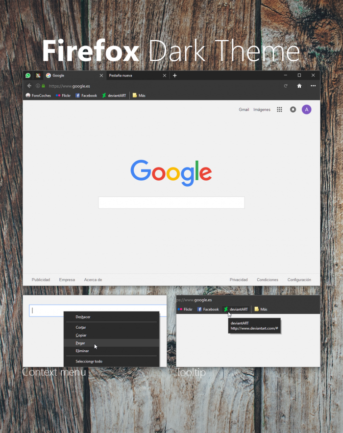 Firefox Dark     Windows 10