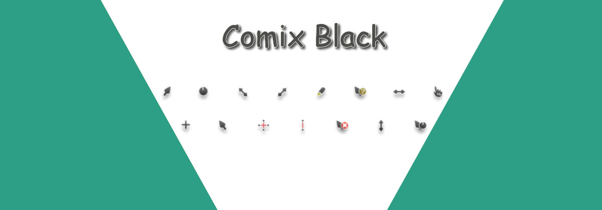 Comix Cursors Black      