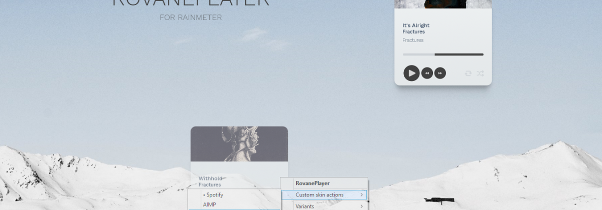 RovanePlayer     Rainmeter