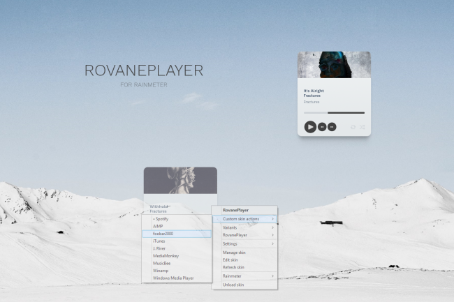 RovanePlayer     Rainmeter