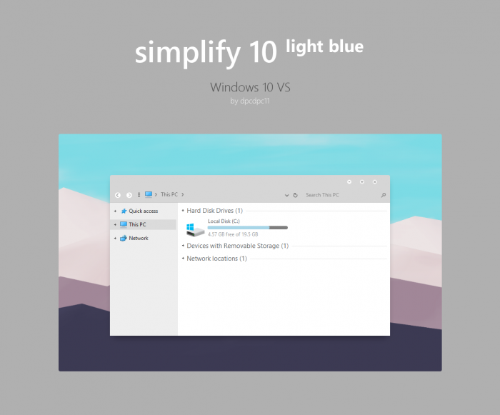 Simplify 10 Light Blue       