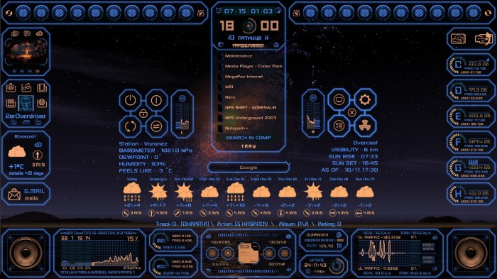 Auto System HUD Tech     -