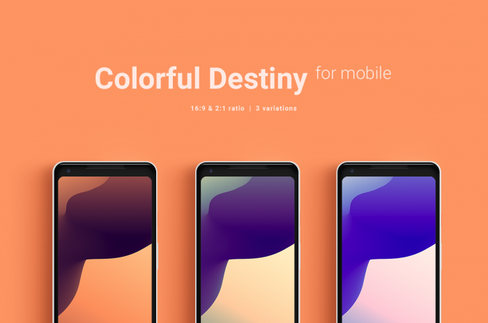 Colorful Destiny — абстрактные обои для компьютеров и смартфонов