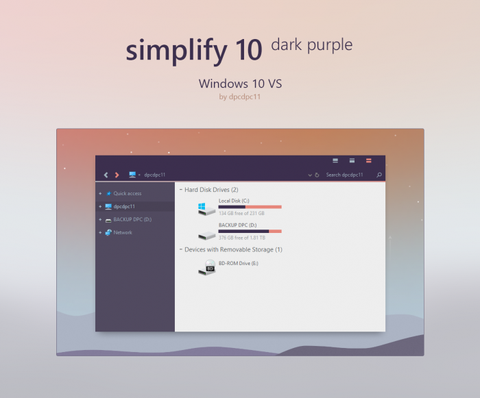 Simplify 10 Dark Purple  , , 