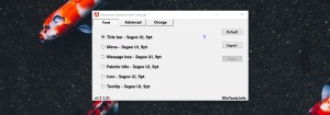 Advanced System Font Changer    