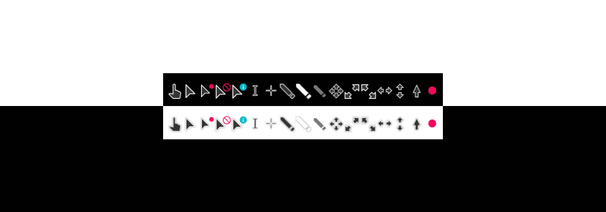 Material Design Cursors     