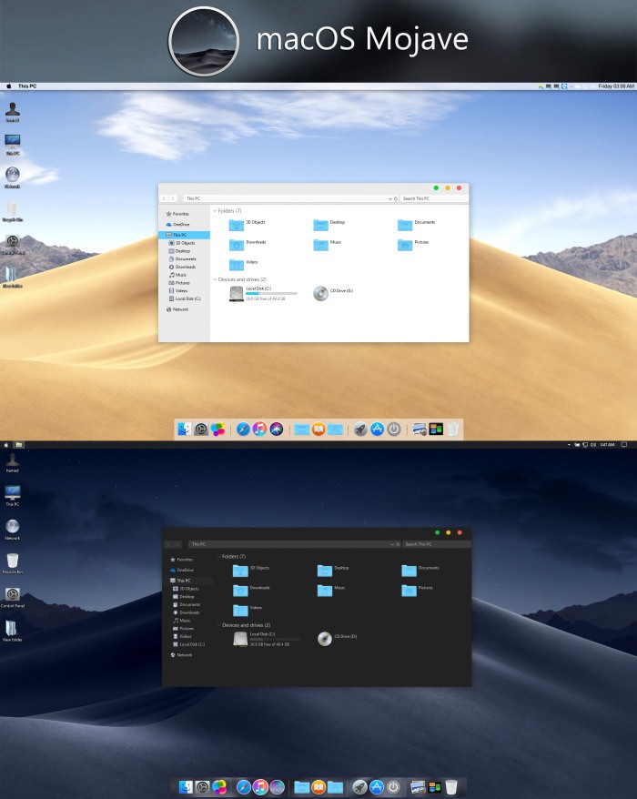 macOS Mojave Dynamic Theme       Apple