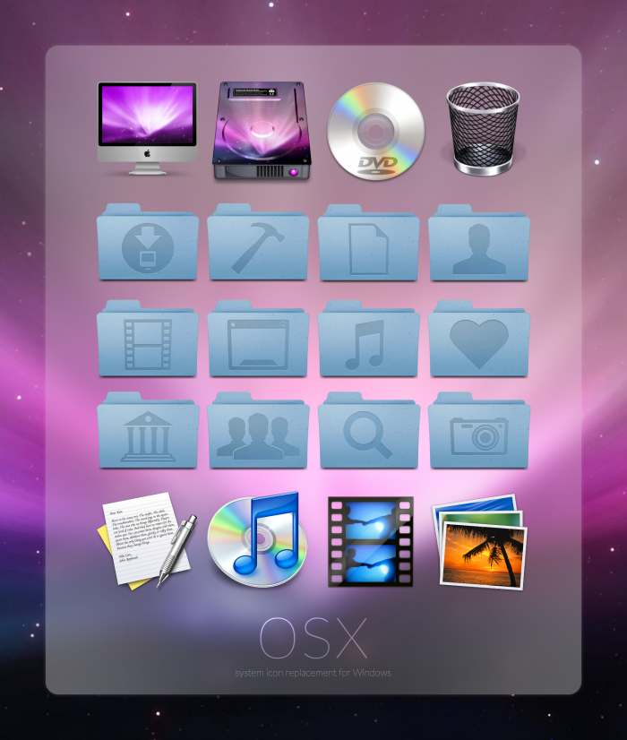 osx iPACK — иконки из мира mac OS