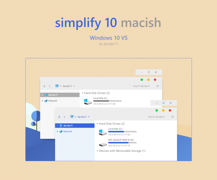 Simplify 10 Macish  ,     macOS