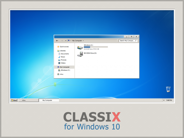 ClassiX     Windows 10