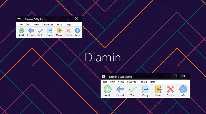 Diamin    WinRAR  7-Zip