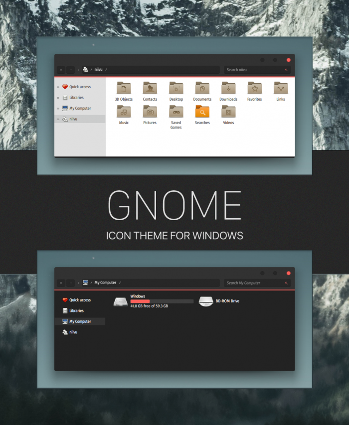 Gnome-icon-theme      Linux