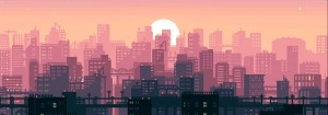 NightfallCity — пиксельный город на рабочем столе