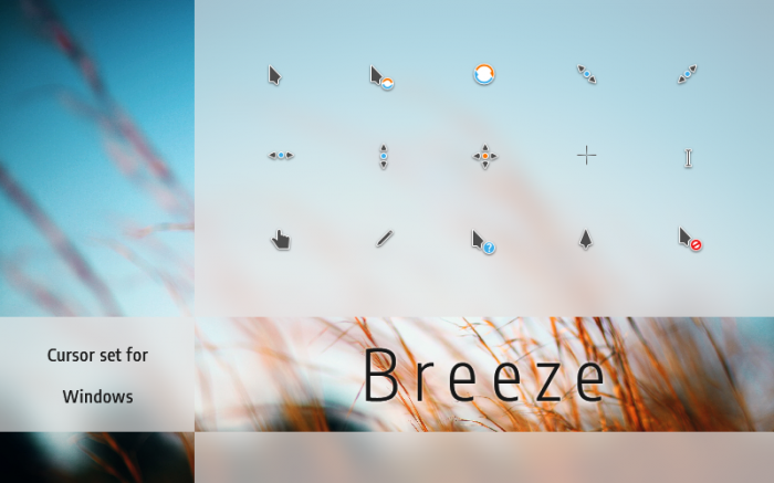 Breeze — элегантные тёмные указатели